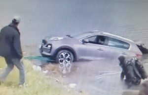 Скъп джип падна в язовир „Тича”