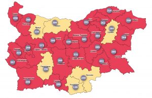 Шуменска област е в „жълтата“ зона по заболеваемост от COVID-19