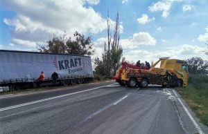 Движението по пътя Шумен-Русе е възстановено