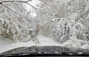 Частично мокри и заснежени са пътищата в областта