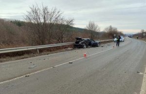 Удар между кола и бус край Осеновец (обновена)