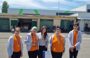 Възпитаници на Базовото с първо място в областното състезание „Защита при бедствия…“