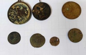 Иззеха старинни монети от иманяр
