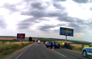 Катастрофа с три коли край Шумен