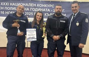 Йоана Йорданова е втора в националния турнир „Пътен полицай на годината“