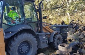 Огромно незаконно сметище разчистиха горските от ДГС-Шумен