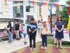 Усмивки и празнично настроение изпълниха двора на Дневния център за деца с увреждания